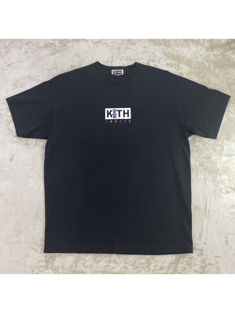 KITH Treats for SOUR PATCH KIDS® Classic Logo Tee - Black - Mens Size S